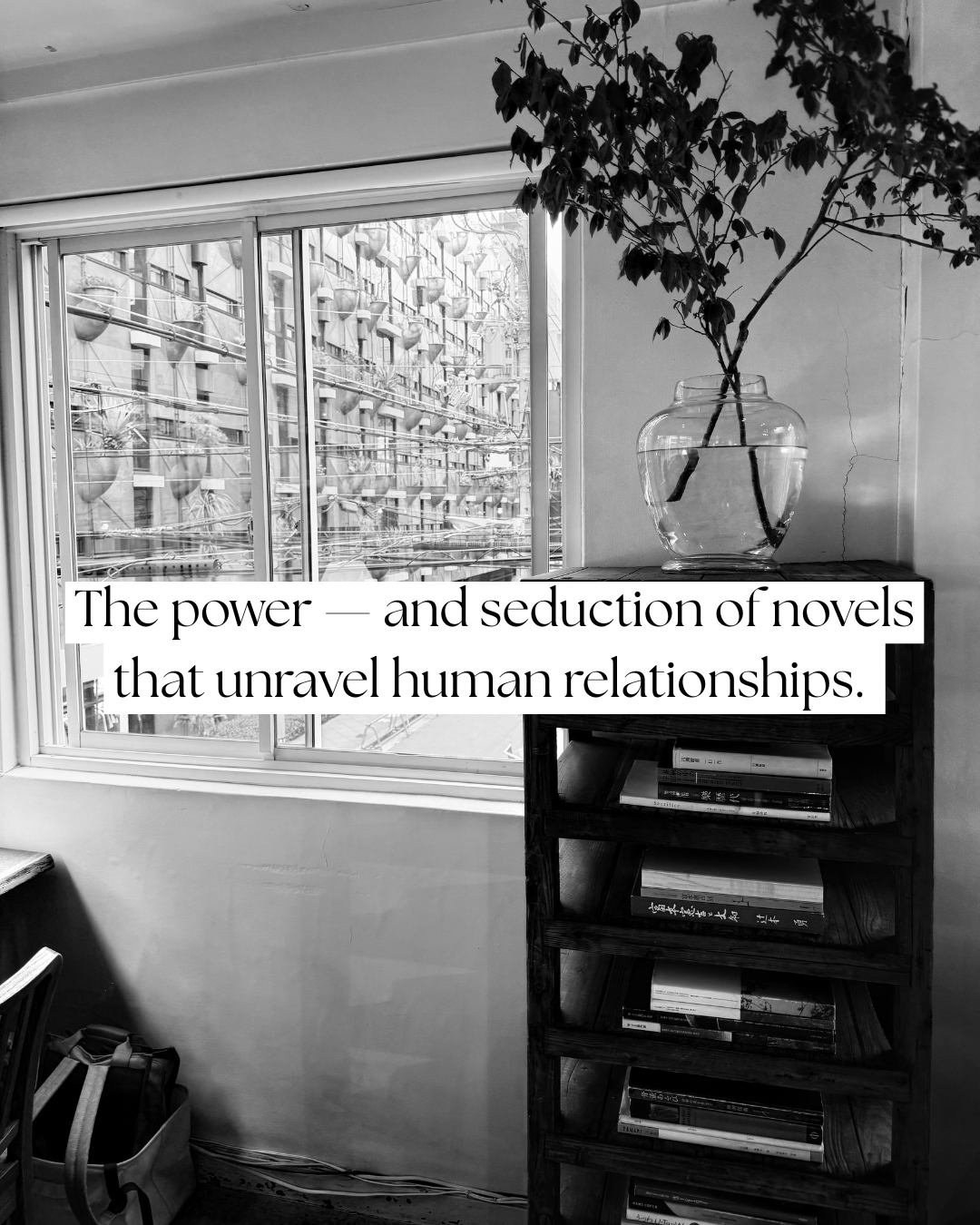 The power—and seduction of novels that unravel human relationships. 